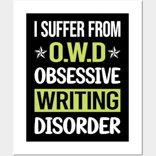 Obsessive Love Writing Writer Posters and Art